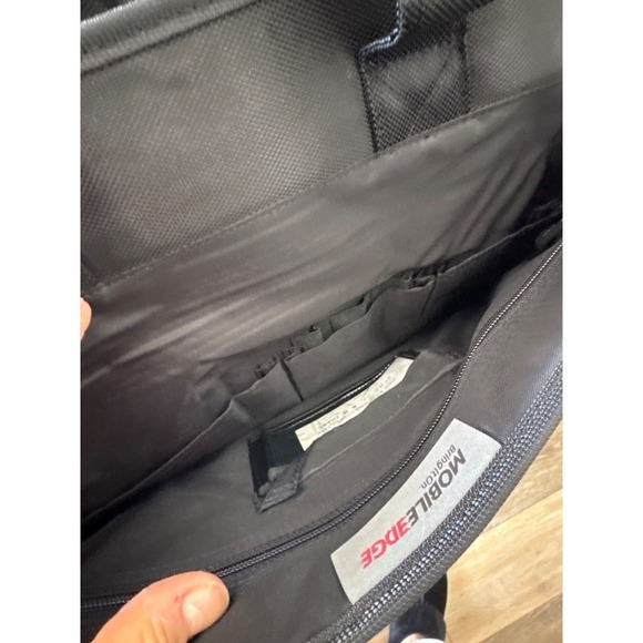 Laptop Briefcase Vertical Load Nylon Mobile Edge Fits Up To 15.4" Screens NEW - Picture 4 of 8